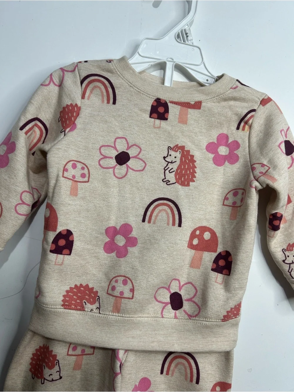 5 for $25🔥Garanimals Mushroom Print‎ Sweatshirt & Pants Set Size 12-18M